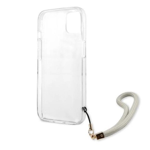 Etui Guess Marble Strap Collection na iPhone 13 mini 5,4" - szare