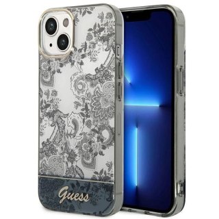Etui Guess Porcelain Collection na iPhone 14 / 15 / 13 6.1" - szare