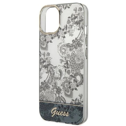 Etui Guess Porcelain Collection na iPhone 14 / 15 / 13 6.1" - szare