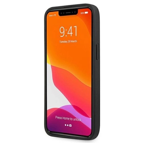 Etui Guess Saffiano 4G Metal Logo na iPhone 13 Pro / 13 6,1" - czarne Etui Guess Saffiano 4G Metal Logo na iPhone 13 Pro / 13 6,1" - czarne