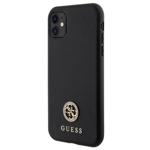 Etui Guess Strass Metal Logo na iPhone 11 / Xr 6.1" - czarne Etui Guess Strass Metal Logo na iPhone 11 / Xr 6.1" - czarne