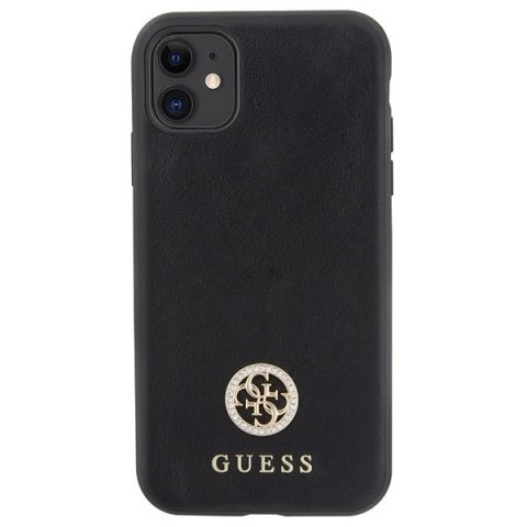Etui Guess Strass Metal Logo na iPhone 11 / Xr 6.1" - czarne Etui Guess Strass Metal Logo na iPhone 11 / Xr 6.1" - czarne