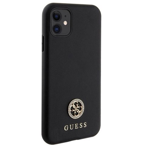 Etui Guess Strass Metal Logo na iPhone 11 / Xr 6.1" - czarne Etui Guess Strass Metal Logo na iPhone 11 / Xr 6.1" - czarne