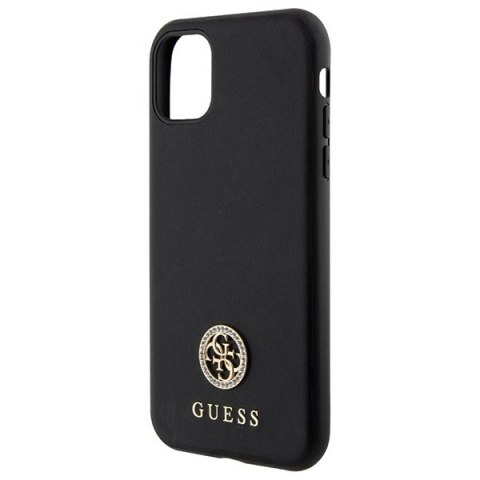 Etui Guess Strass Metal Logo na iPhone 11 / Xr 6.1" - czarne Etui Guess Strass Metal Logo na iPhone 11 / Xr 6.1" - czarne
