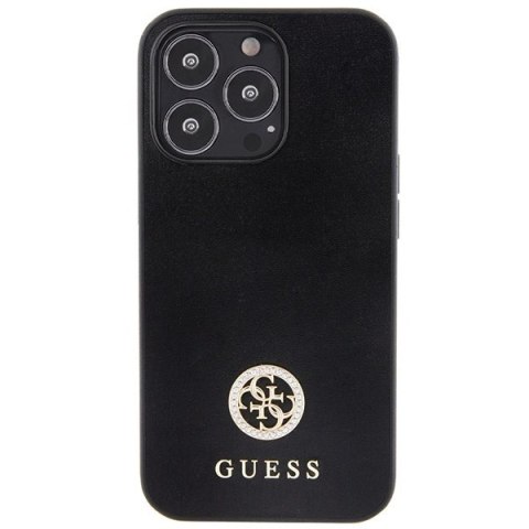 Etui Guess Strass Metal Logo na iPhone 13 Pro 6.1" - czarne Etui Guess Strass Metal Logo na iPhone 13 Pro 6.1" - czarne