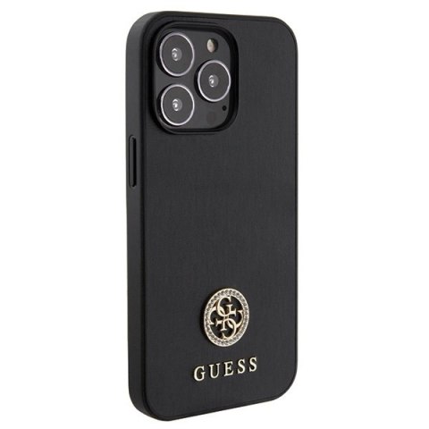Etui Guess Strass Metal Logo na iPhone 13 Pro 6.1" - czarne Etui Guess Strass Metal Logo na iPhone 13 Pro 6.1" - czarne