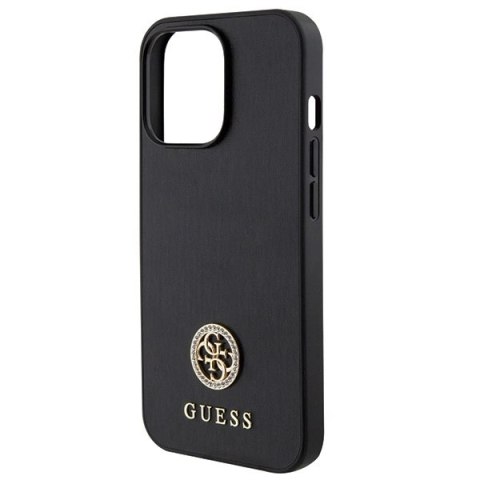 Etui Guess Strass Metal Logo na iPhone 13 Pro 6.1" - czarne Etui Guess Strass Metal Logo na iPhone 13 Pro 6.1" - czarne