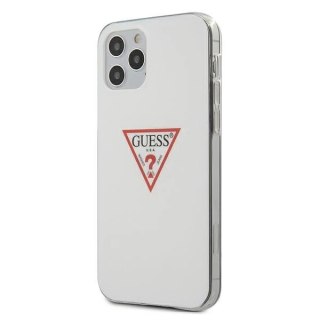 Etui Guess Triangle Collection na iPhone 12 Pro Max 6,7" - białe