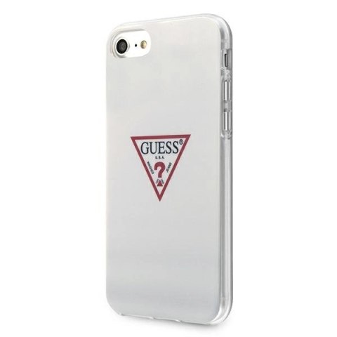 Etui Guess Triangle Collection na iPhone 7 / 8 / SE 2020 / SE 2022 - białe Etui Guess Triangle Collection na iPhone 7 / 8 / SE 2020 / SE 2022 - białe