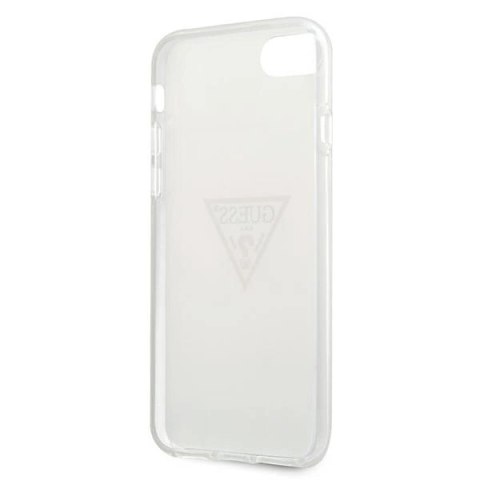 Etui Guess Triangle Collection na iPhone 7 / 8 / SE 2020 / SE 2022 - białe Etui Guess Triangle Collection na iPhone 7 / 8 / SE 2020 / SE 2022 - białe