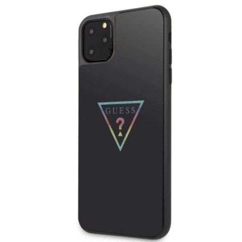 Etui Guess Triangle Glitter na iPhone 11 Pro Max - czarne Etui Guess Triangle Glitter na iPhone 11 Pro Max - czarne
