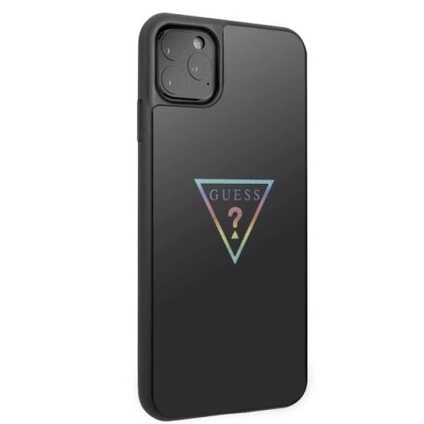Etui Guess Triangle Glitter na iPhone 11 Pro Max - czarne Etui Guess Triangle Glitter na iPhone 11 Pro Max - czarne