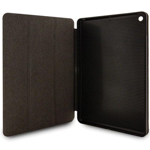 Etui Karl Lagerfeld Saffiano Monogram Ikonik na iPad 10.2" 2019 (7 gen.) Folio Magnet Allover Cover - czarne