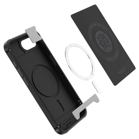 Etui Spigen Core Armor MagSafe na iPhone 16e - czarne