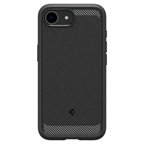 Etui Spigen Rugged Armor MagSafe na iPhone 16e - czarne Etui Spigen Rugged Armor MagSafe na iPhone 16e - czarne