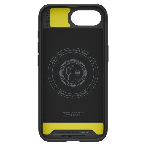 Etui Spigen Rugged Armor MagSafe na iPhone 16e - czarne Etui Spigen Rugged Armor MagSafe na iPhone 16e - czarne