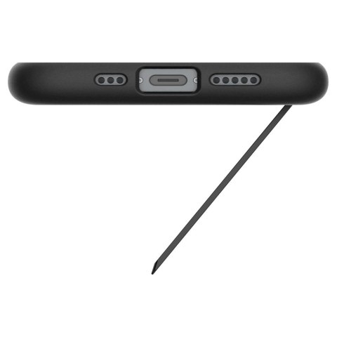 Etui Spigen Slim Armor MagSafe na iPhone 16e - czarne Etui Spigen Slim Armor MagSafe na iPhone 16e - czarne