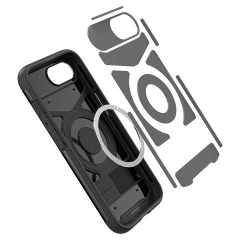 Etui Spigen Slim Armor MagSafe na iPhone 16e - czarne Etui Spigen Slim Armor MagSafe na iPhone 16e - czarne