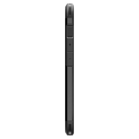 Etui Spigen Tough Armor z MagSafe na iPhone 16e z podstawką - czarne Etui Spigen Tough Armor z MagSafe na iPhone 16e z podstawką - czarne