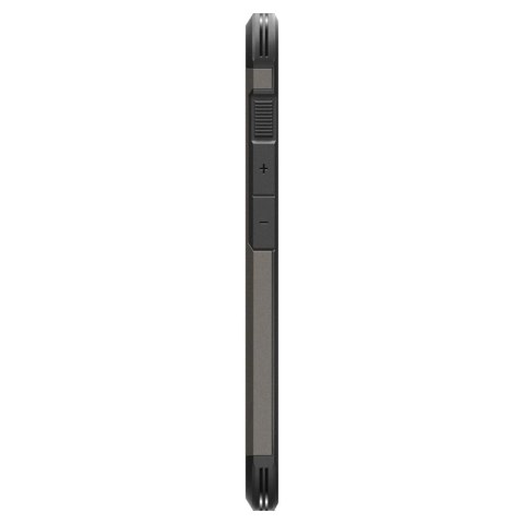 Etui Spigen Tough Armor z MagSafe na iPhone 16e z podstawką - szare