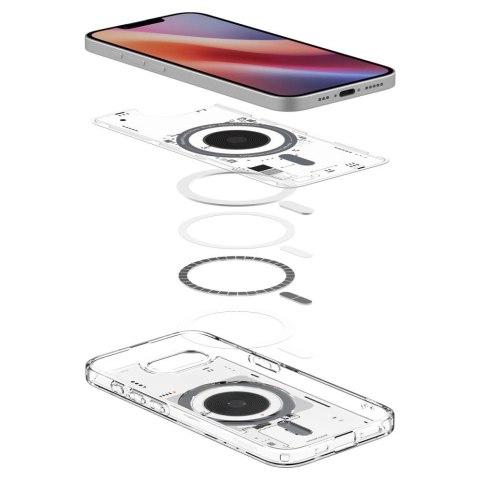Etui Spigen Ultra Hybrid MagSafe na iPhone 16e Neo One - przezroczyste
