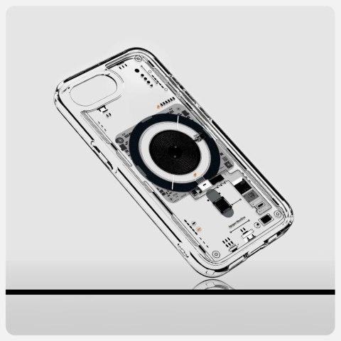Etui Spigen Ultra Hybrid MagSafe na iPhone 16e Neo One - przezroczyste