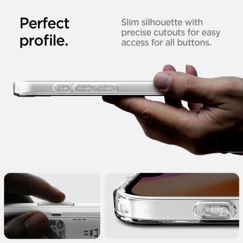 Etui Spigen Ultra Hybrid MagSafe na iPhone 16e Neo One - przezroczyste