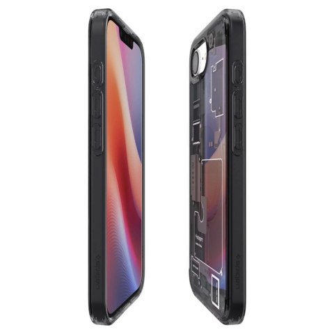 Etui Spigen Ultra Hybrid MagSafe na iPhone 16e Zero One - czarne