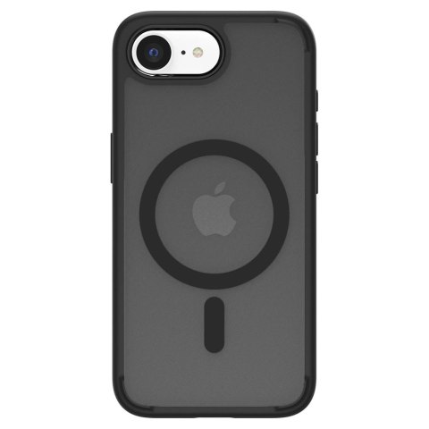 Etui Spigen Ultra Hybrid MagSafe na iPhone 16e - czarne, półprzezroczyste
