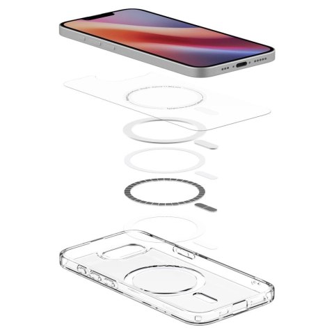 Etui Spigen Ultra Hybrid MagSafe na iPhone 16e - przezroczyste
