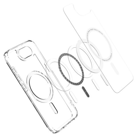 Etui Spigen Ultra Hybrid MagSafe na iPhone 16e - przezroczyste