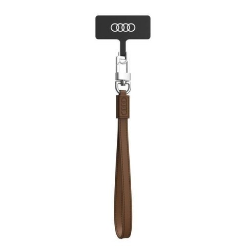 Smycz Audi Crossbody Leather uniwersalna 28cm x 10mm - brązowa