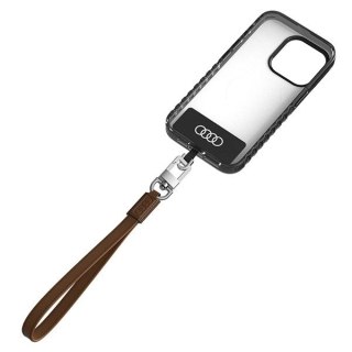 Smycz Audi Crossbody Leather uniwersalna 28cm x 10mm - brązowa