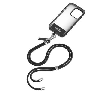 Smycz Audi Crossbody uniwersalna 120cm x 10mm - czarna