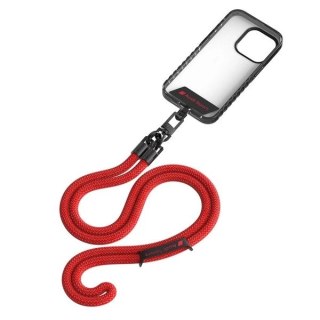 Smycz Audi Crossbody uniwersalna 120cm x 10mm - czerwona