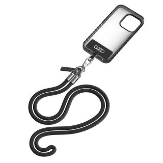 Smycz Audi Crossbody uniwersalna 120cm x 6mm - czarna