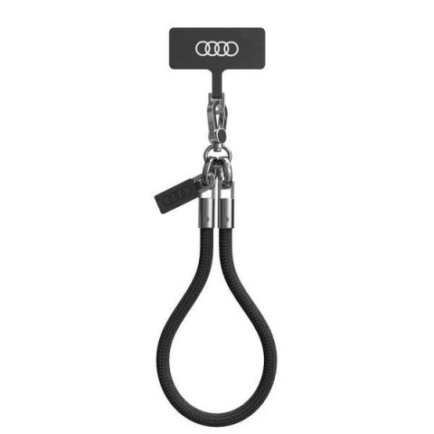 Smycz Audi Crossbody uniwersalna 28cm x 8mm - czarna Smycz Audi Crossbody uniwersalna 28cm x 8mm - czarna