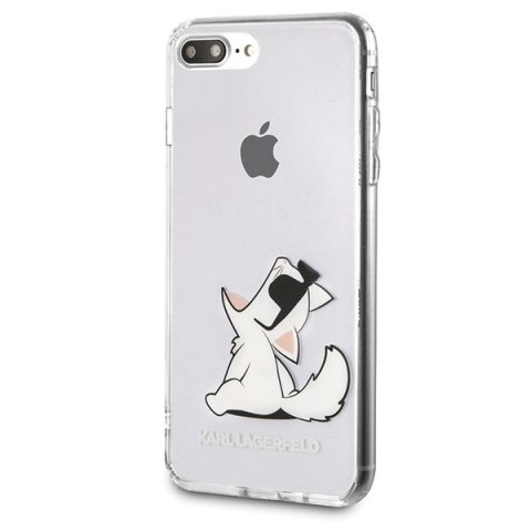 Etui Karl Lagerfeld Choupette Fun na iPhone 7 / 8 Plus - przezroczyste