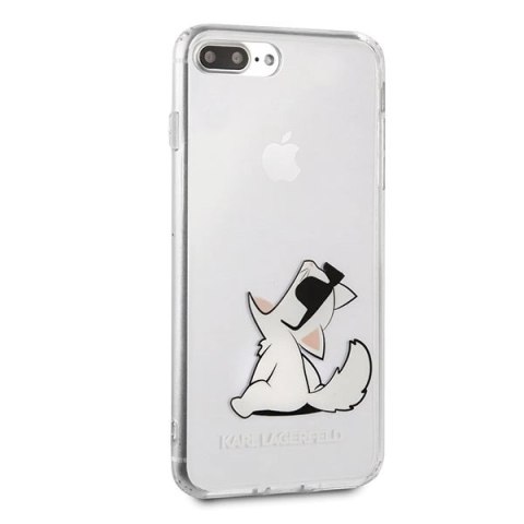 Etui Karl Lagerfeld Choupette Fun na iPhone 7 / 8 Plus - przezroczyste
