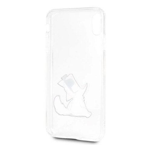 Etui Karl Lagerfeld Choupette Fun na iPhone Xs Max - przezroczyste