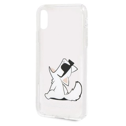 Etui Karl Lagerfeld Choupette Fun na iPhone X / Xs - przezroczyste
