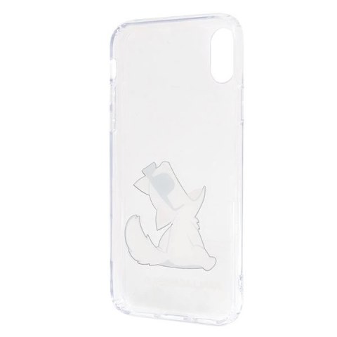 Etui Karl Lagerfeld Choupette Fun na iPhone X / Xs - przezroczyste