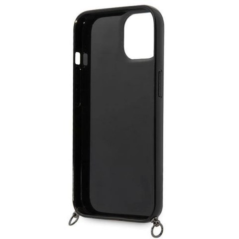 Etui Karl Lagerfeld Color Stripes Strap na iPhone 14 Plus / 15 Plus 6,7" - różowe Etui Karl Lagerfeld Color Stripes Strap na iPhone 14 Plus / 15 Plus 6,7" - różowe