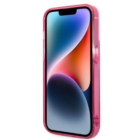 Etui Karl Lagerfeld Gradient Ikonik Karl & Choupette na iPhone 14 Pro 6,1" - różowe Etui Karl Lagerfeld Gradient Ikonik Karl & Choupette na iPhone 14 Pro 6,1" - różowe