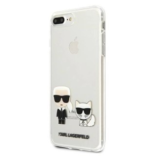Etui Karl Lagerfeld Karl & Choupette na iPhone 7 / 8 Plus - przezroczyste