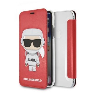 Etui Karl Lagerfeld Karl Space Cosmonaut na iPhone X / XS - czerwone