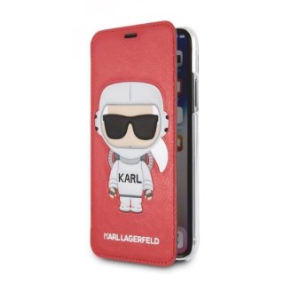 Etui Karl Lagerfeld Karl Space Cosmonaut na iPhone X / XS - czerwone