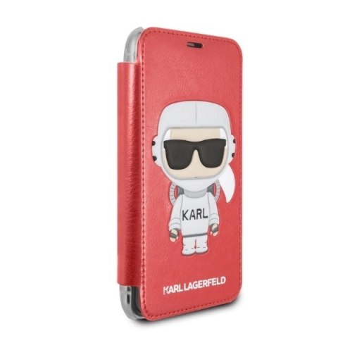 Etui Karl Lagerfeld Karl Space Cosmonaut na iPhone X / XS - czerwone