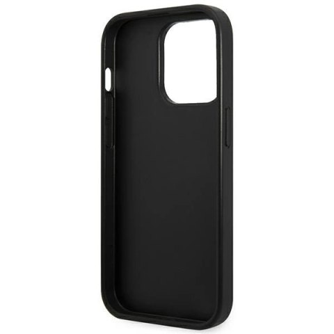 Etui Karl Lagerfeld Saffiano Mono Metal Logo na iPhone 14 Pro Max 6,7" - szare