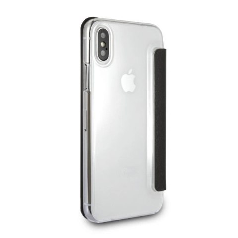 Etui Karl Lagerfeld Signature Glitter na iPhone X / Xs - czarne Etui Karl Lagerfeld Signature Glitter na iPhone X / Xs - czarne